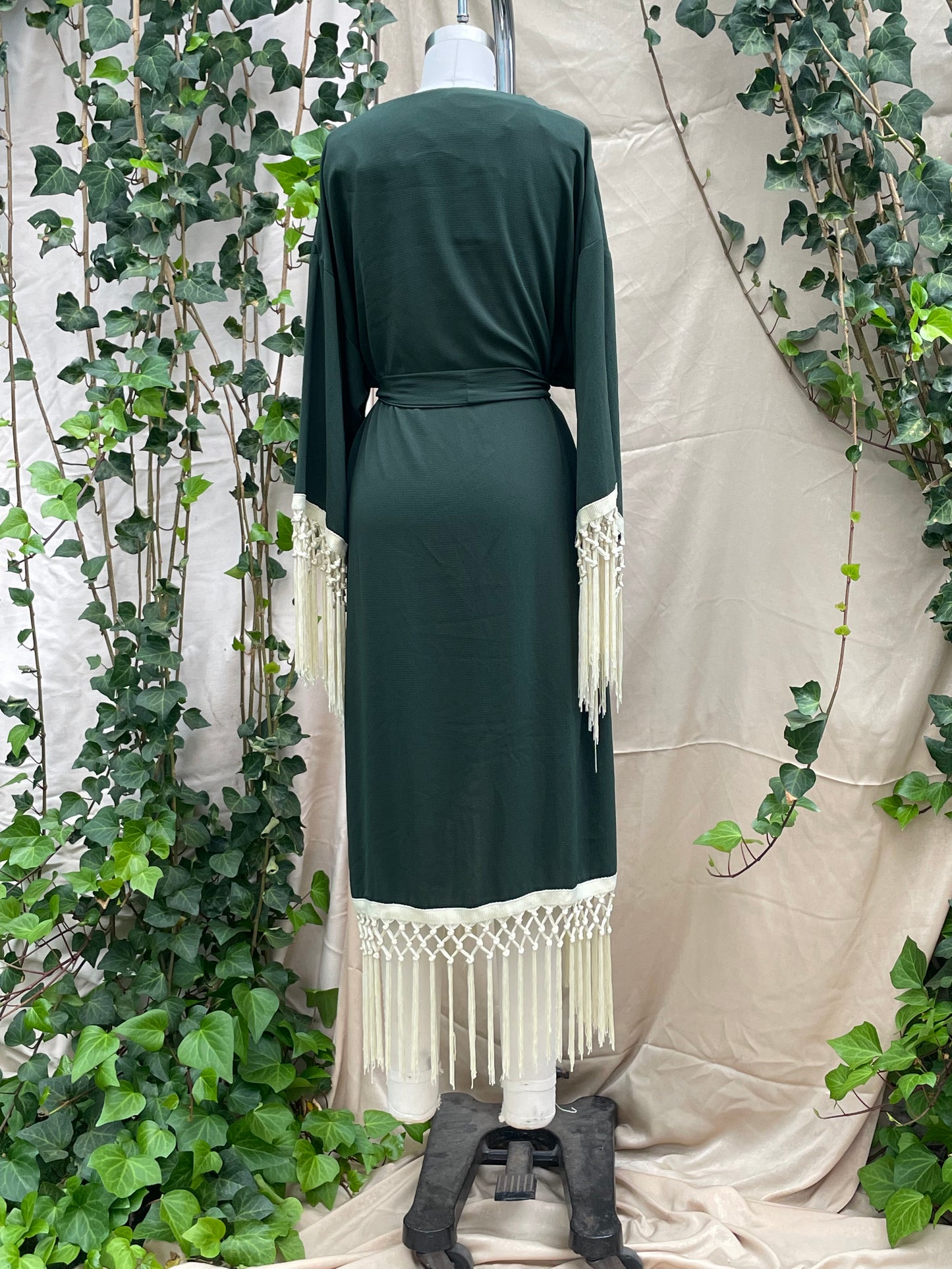 Heron Moss Robes in Matte fabric All Sizes Available up to 3X: SAMPLE SALE