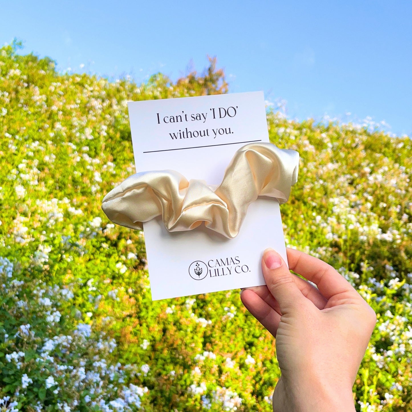 Oak Leaf Scrunchie