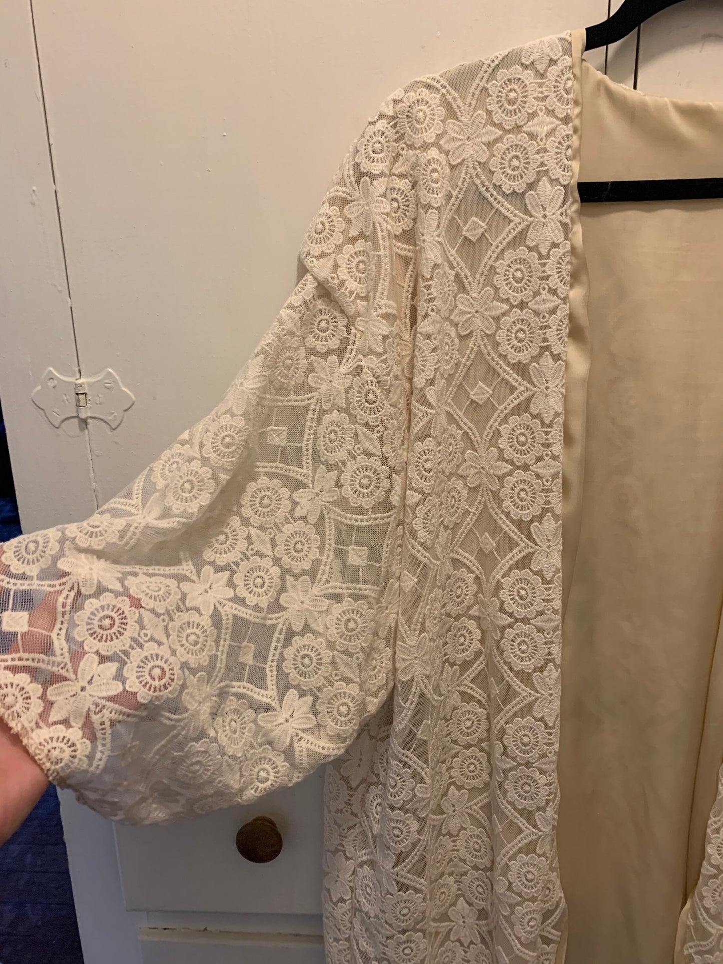 Lace Bridal Robe 'Jasmine' SAMPLE SALE