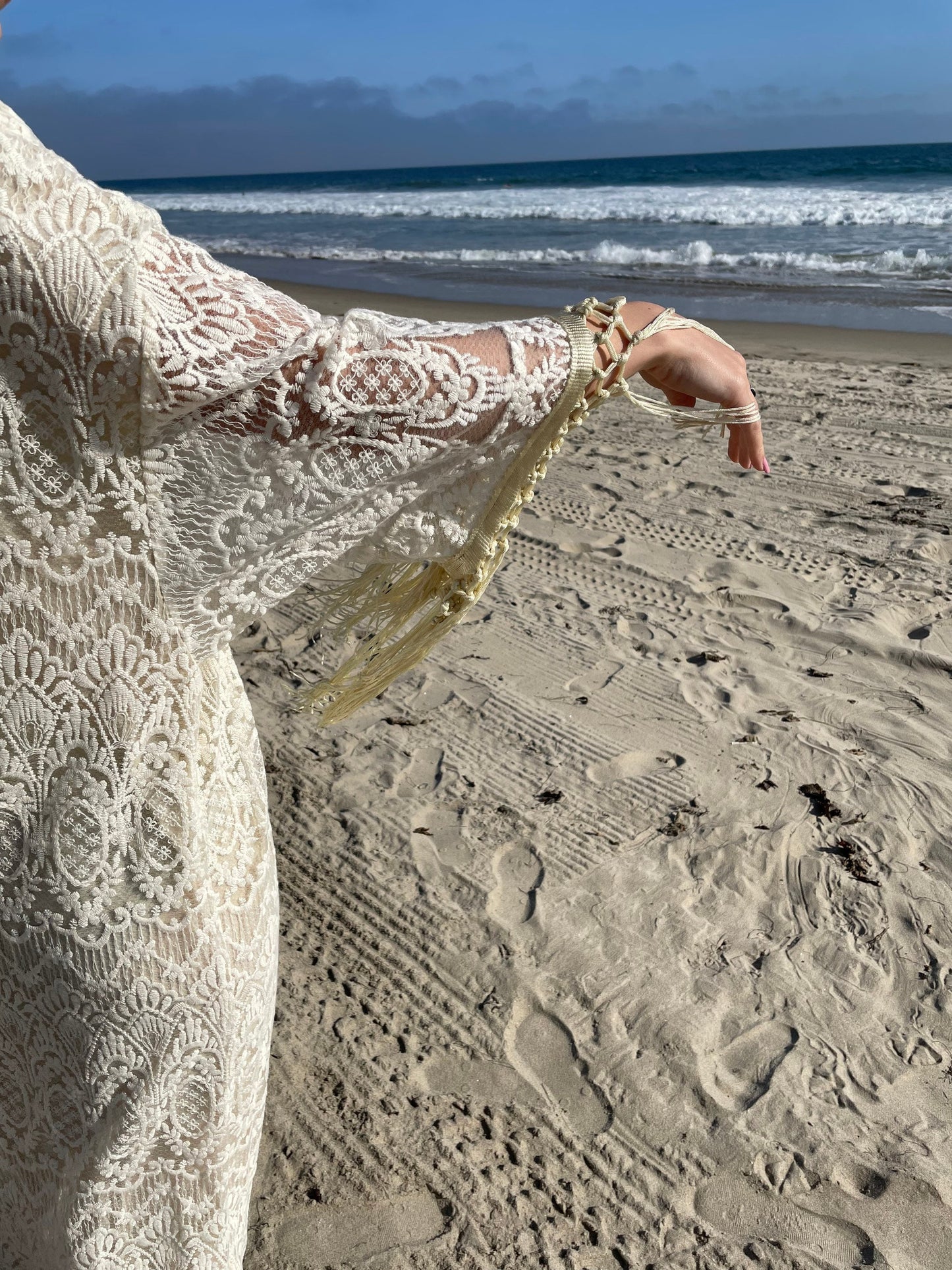 Lace Bridal Robe 'Athena' SAMPLE SALE