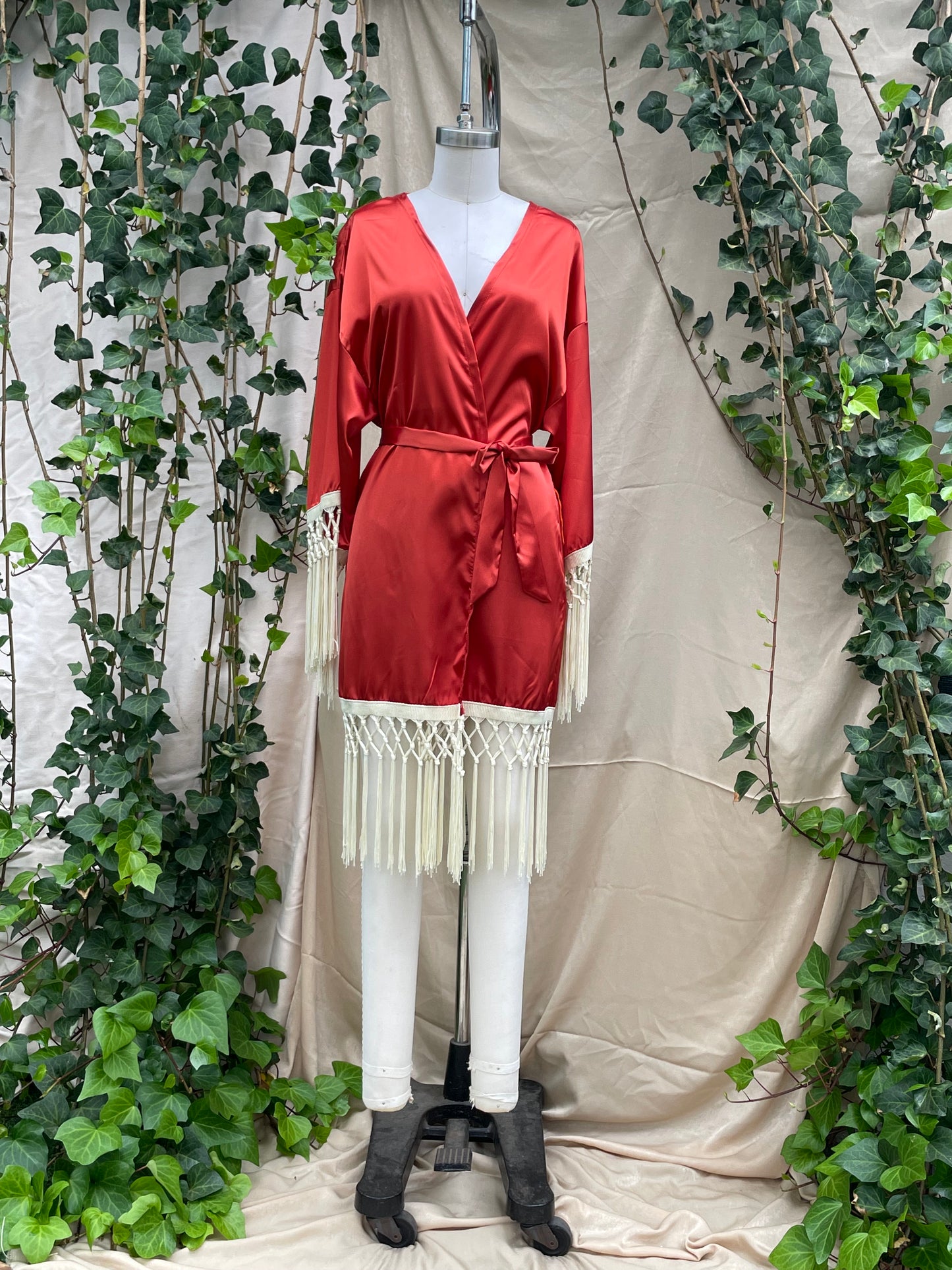 Autumn Satin Sheryle Robe One Size SAMPLE SALE