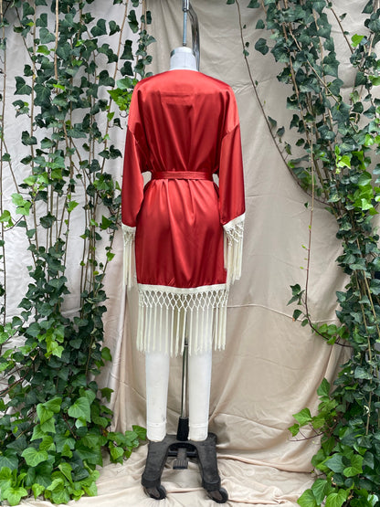 Autumn Satin Sheryle Robe One Size SAMPLE SALE