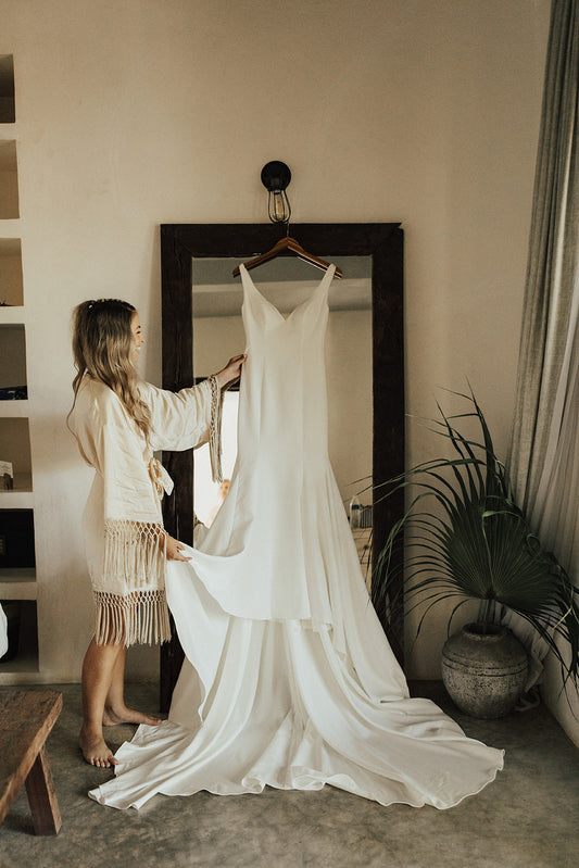 Bridal Robe 'Sheryle' in Vendela
