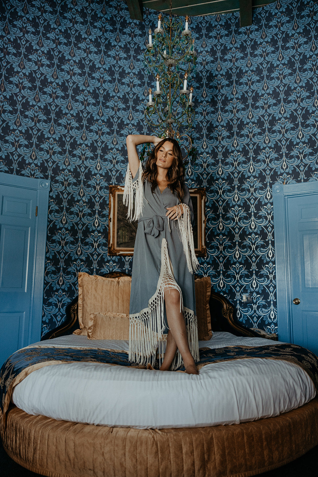 Blue Star Heron Robe All Sizes SAMPLE SALE